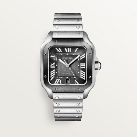 Unworn Santos, Stainless Steel, 39.8mm, Ref# WSSA0037, with box