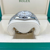 Datejust 41 Oystersteel and 18K White Gold 41 mm White Dial, Ref# 126334-0010