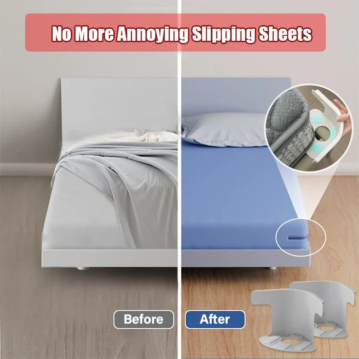 SheetLock Pro™ – Invisible Bed Sheet Holders for a Perfect Fit