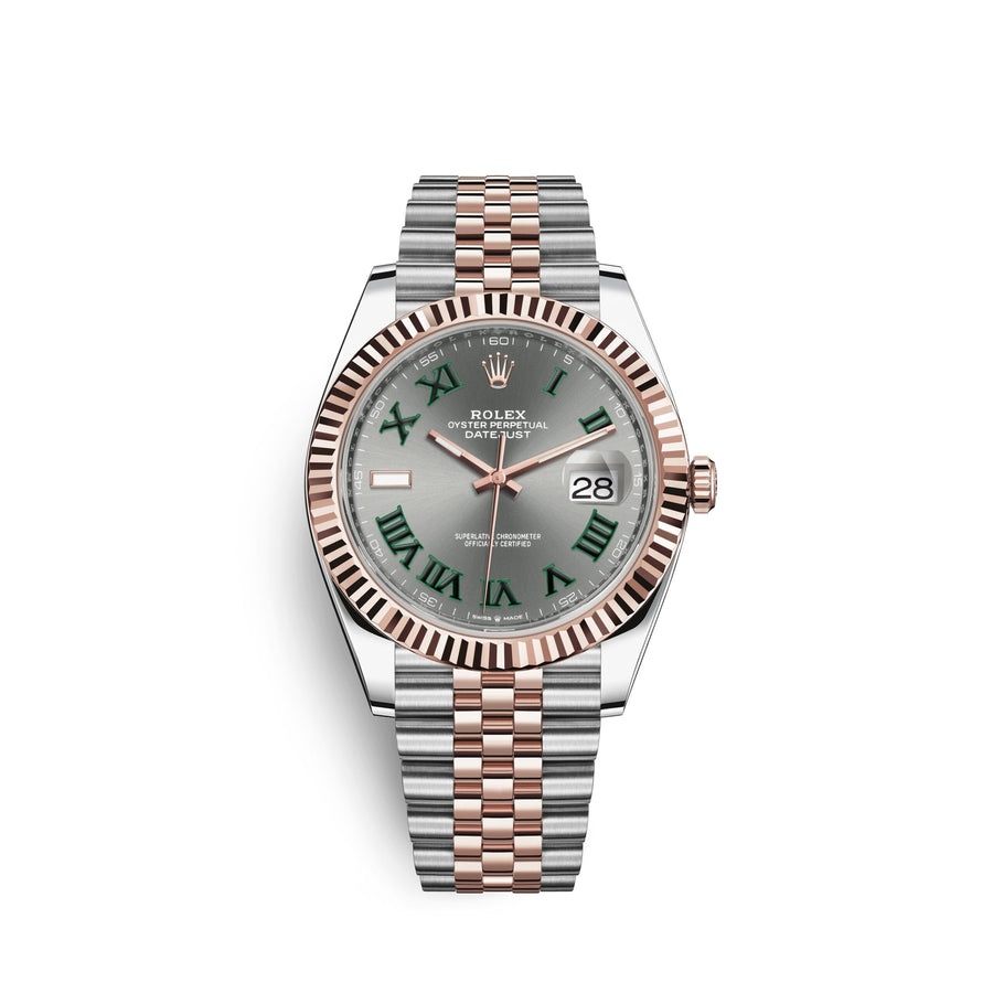 Datejust 41, 18k Everose Gold and Stainless Steel, 41mm, Ref# 126331-0016