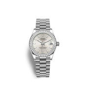 Datejust 31, 18kt White Gold, Ref# 278289RBR-0012