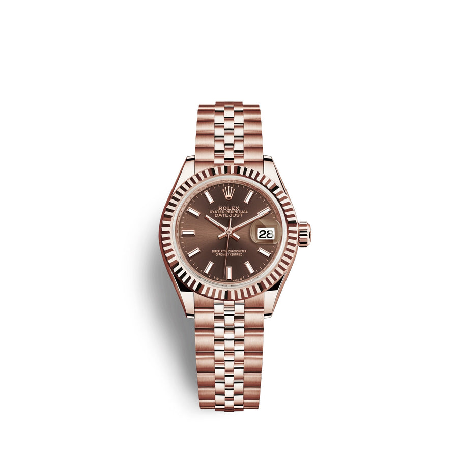 Lady-Datejust 28, 18k Everose Gold, Ref# 279175-0008