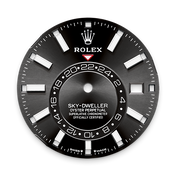 Sky-Dweller, 42mm, Oystersteel and 18k White Gold, Black, Jubilee, Ref# 336934-0008