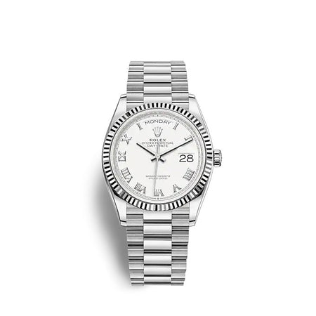 Day-Date 36 White gold Ref# 128239-0038