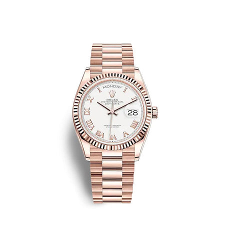 Day-Date 36 Everose gold Ref# 128235-0052