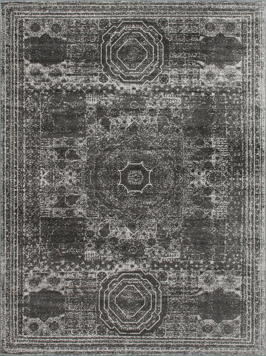 Unique Loom Indoor Rectangular Oriental Traditional Area Rugs Beige/Gray, 9' 0 x 12' 0