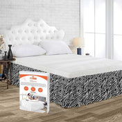 SGI Bedding 14 Inch Wrap Around Bed Skirt | Microfiber Bed Skirt | Fade Resistant, Wrinkle Free, Anti-static, Decorative, Extra Storage Space