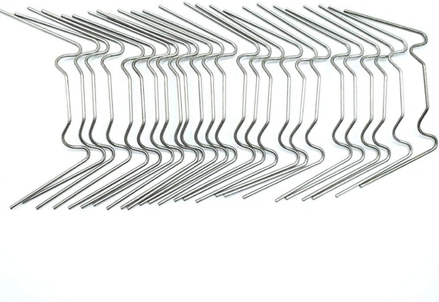 Mini Greenhouse Clips for Hanging - 100Pcs Stainless Steel Clips Green House Accessory Wire Clamp Clip pack for Harbor Freight Replacement Greenhouse