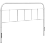 Modway Serena King Powder Coated Steel Headboard in White Finish
