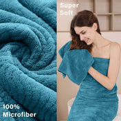 Anray Home Luxurious Bath Towel Set 8 Piece - 600 GSM 100% microfiber Highly Absorbent and Quick Dry Extra Large Bath Towel - Soft Hotel Quality