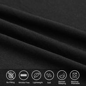 PiccoCasa Soft 190GSM Brushed Polyester 16" Deep Pocket Fitted Sheets Black Full