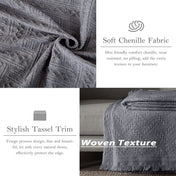 Sanmadrola Sofa Covers Sectional Couch Loveseat Covers Throw Sofa Cover Sofa Slipcover for Most Shape Sofas Decor Cotton Polyester Blend Thick Throw