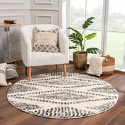Hauteloom Berber Shag Collection - Fishhook Farmhouse Entryway, Bedroom, Kitchen Shaggy Runner Rug with Tassel - Fluffy Plush High Pile Carpet