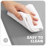 PABUBE Kitchen Rug and Mat Kitchen Mat Anti Fatigue, Non Slips Kitchen Floor Mat, Kitchen Rug or Mat Washable, 17"x 59", Gray
