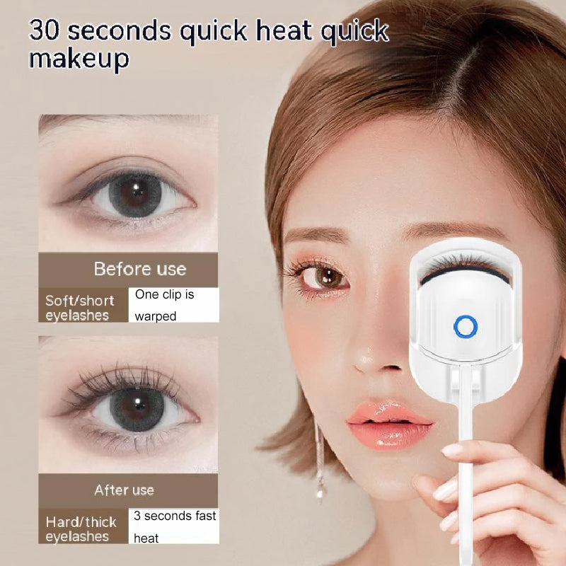 LashLift Pro: Rechargeable Heated Eyelash Curler - Portable & Long-Lasting Curl Comb