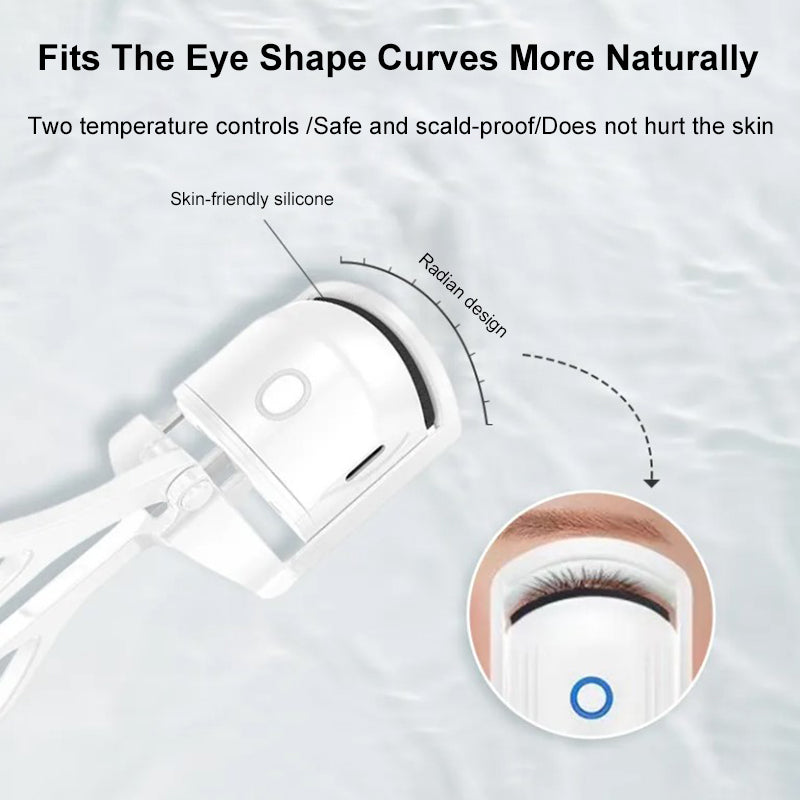 LashLift Pro: Rechargeable Heated Eyelash Curler - Portable & Long-Lasting Curl Comb