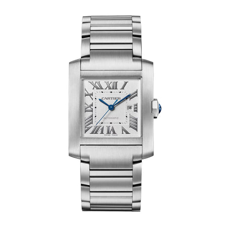 Unworn Tank Francaise, Medium Stainless Steel, 32mm x 27mm, Ref# WSTA0074, with box