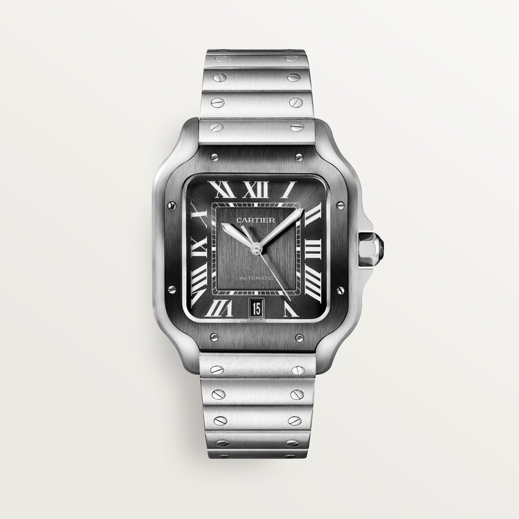 Unworn Santos, Stainless Steel, 39.8mm, Ref# WSSA0037, with box