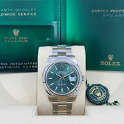Datejust 41mm, Oystersteel and 18k White Gold, Ref# 126334-0027