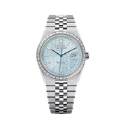 Land-Dweller 40mm Oyster Platinum & Diamonds M127386TBR-0001