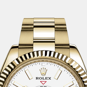 Sky-Dweller 42mm, 18k Yellow Gold, Ref# 326938-0005