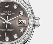 Lady-Datejust 28, Oystersteel and 18k White Gold, Ref# 279384RBR-0017