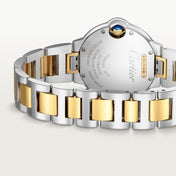 Unworn Ballon Bleu, Stainless Steel and 18k Yellow Gold, 36mm, Ladies, Ref# W2BB0038, with box