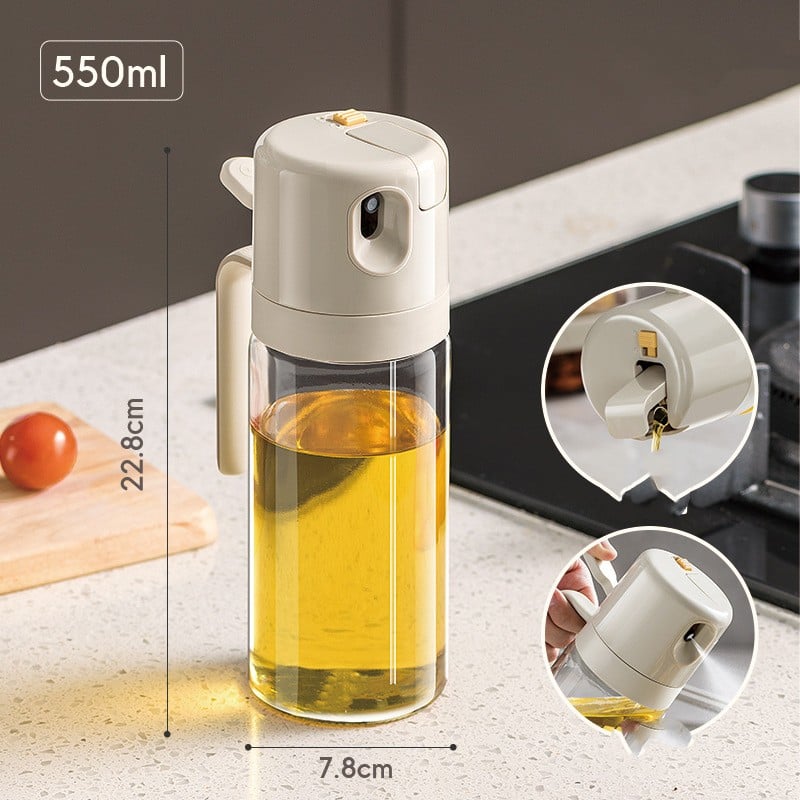 SprayPro: Dual-Function Oil and Vinegar Sprayer for Cooking and BBQ