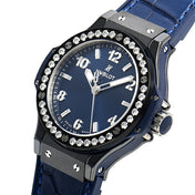 Big Bang, Ceramic Blue Diamonds, 38mm, Ref# 361.CM.7170.LR.1204