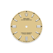 Unworn 2025, Oyster Perpetual, Oystersteel 36mm, Beige dial, Domed Oyster, Ref# 126000-0012, with box