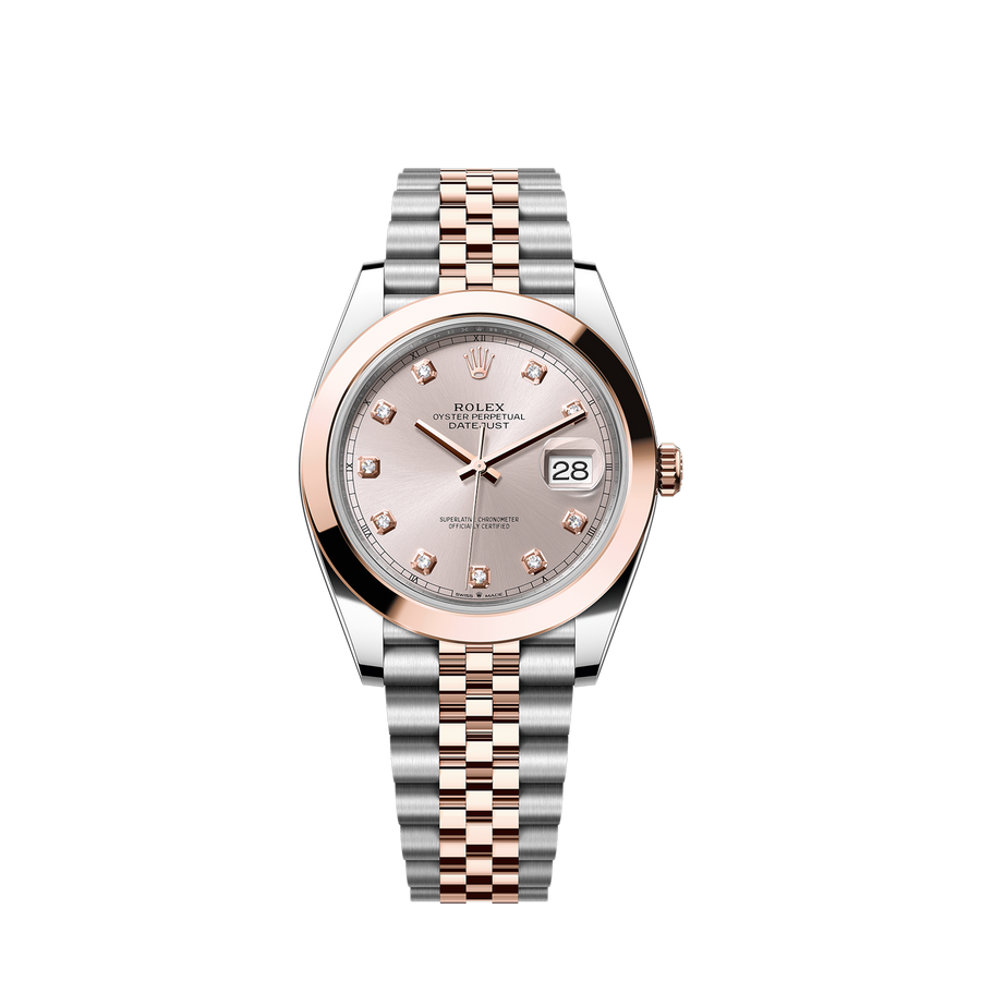 Datejust 41 Oystersteel and Everose gold Ref# 126301-0008