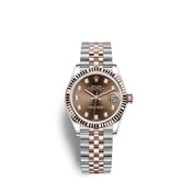 Datejust 31, Oystersteel and 18k Everose Gold, Ref#278271-0028