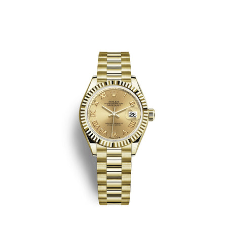 Lady-Datejust 28, 18k Yellow Gold, Ref# 279178-0022