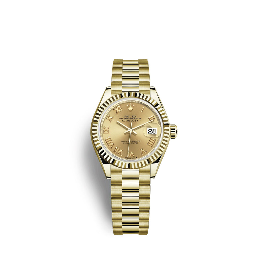 Lady-Datejust 28, 18k Yellow Gold, Ref# 279178-0022