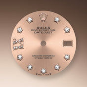 Lady-Datejust 28, 18kt Everose Gold and diamonds, Ref# 279135RBR-0029