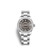 Datejust 31, Oystersteel, 18kt White Gold and diamonds, Ref# 278384RBR-0031