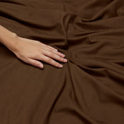 Clara Clark Twin Size Deep Pocket 3 Piece Bed Sheets Set, 1800 Series Hotel Luxury Soft Microfiber, Brown