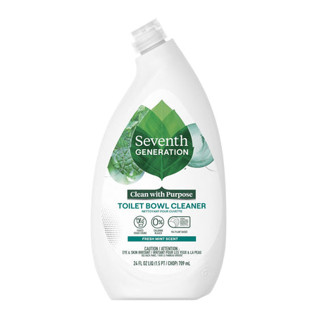 Seventh Generation Toilet Bowl Cleaner Fresh Mint Chlorine Bleach &amp; Ammonia Free, 24 oz