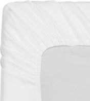 Amay 800TC Organic Cotton RV Short Queen Size Fitted Sheet ( 60X75 ) Fits Mattress Upto 18 inches, Purple Solid