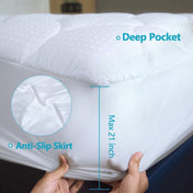 MERITLIFE Waterproof Mattress Pads, Full