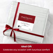 Mellanni Sheet Set Hotel Luxury Brushed Microfiber, Deep Pocket Sheet, 3 Piece Twin Ivory