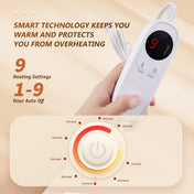 VOUA Electric Heated Mattress Pad, White King