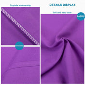 Flxxie 1800 Count Double Brushed Microfiber Envelope Pillowcases Set of 2, King, 20" x 36", Purple
