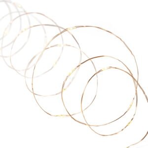 Better Homes & Gardens 36-Count LED Warm White Wire Outdoor String Lights with 8 Lighting Functions