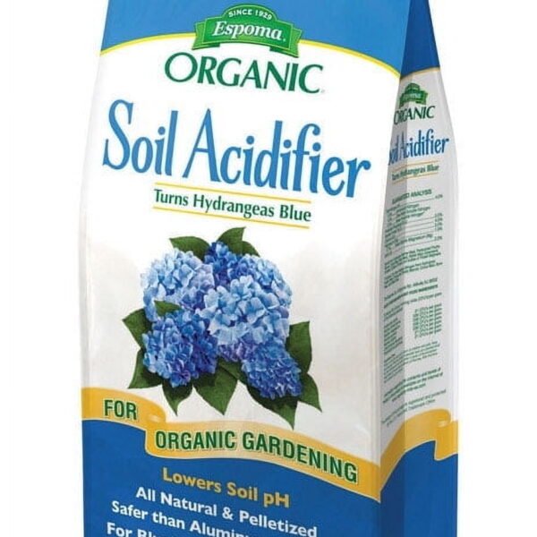 Espoma Organic Soil Acidifier, 6 lb Bag – Lowers Soil pH for Hydrangeas, Blueberries, Azaleas & Acid-Loving Plants