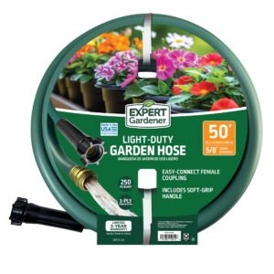 Expert Gardener 5/8-Inch x 50-Foot Light Duty Garden Hose
