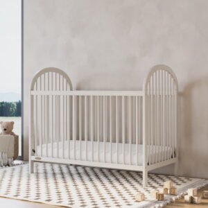 Graco Olivia 3-in-1 Convertible Baby Crib, Frosted Oat