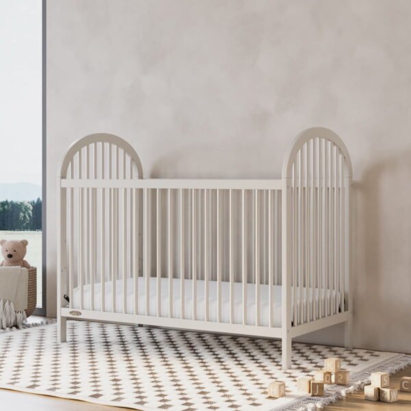 Graco Olivia 3-in-1 Convertible Baby Crib, Frosted Oat