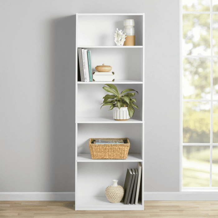 Mainstays-5-Shelf-Bookcase-with-Adjustable-Shelves-White_4fc187dc-9c50-4dd8-a636-3e659ab74799.6f15f74ae9951e69d39329b5e161e35a.png