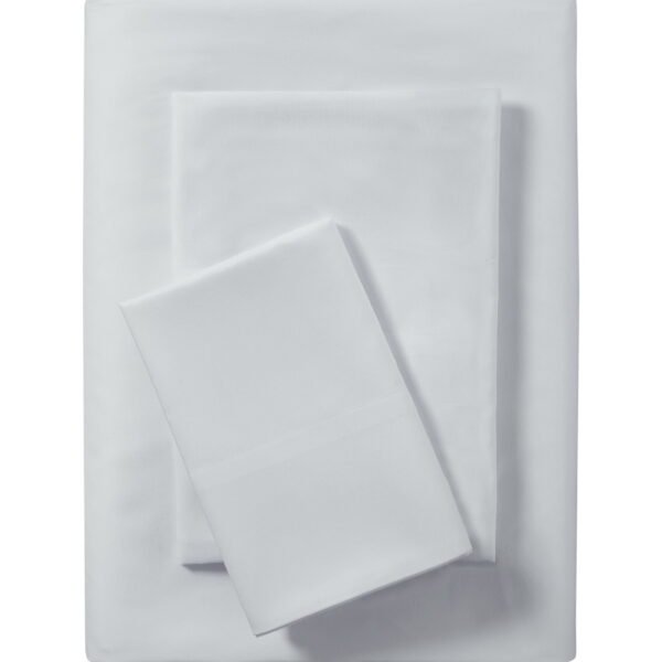 Mainstays Comfort Chill Microfiber Bed Sheet Set, Twin, Soft Silver, 3 Piece